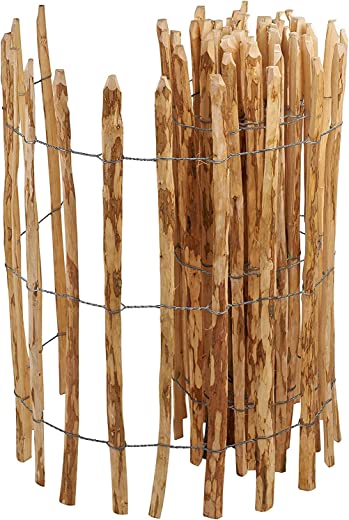 ️Staketenzaun Länge 5 m Raum 34 cm 60cm Höch Stiltreu